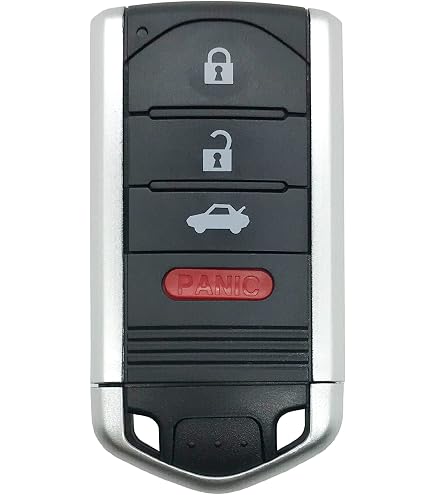 2-Pack Silicone Smart Key Fob Skin Case Cover For Acura & Honda – Black & Gray