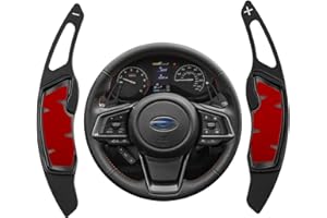 CKE Compatible with Subaru Forester Outback XV Crosstrek Impreza Legacy Ascent WRX BRZ Scion FR-S GT86 Accessories Car Paddle Shifter Extension Shift Paddle Cover Trims -Black