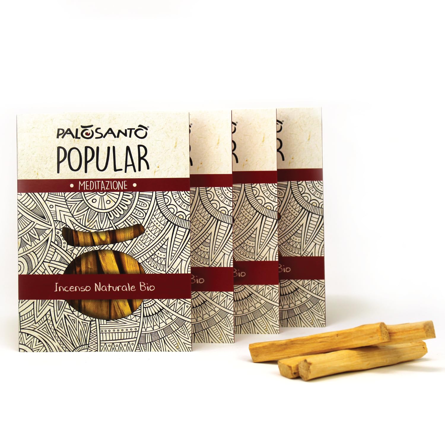 PALOSANTO - Palo Santo Sticks Popular Ayabaca from Peru - 52 Wood Sticks 10cm - Natural Incense for Stress Relief and Meditation - Palo Santo Wood Wild Harvested & Sustainably Sourced โ image 1