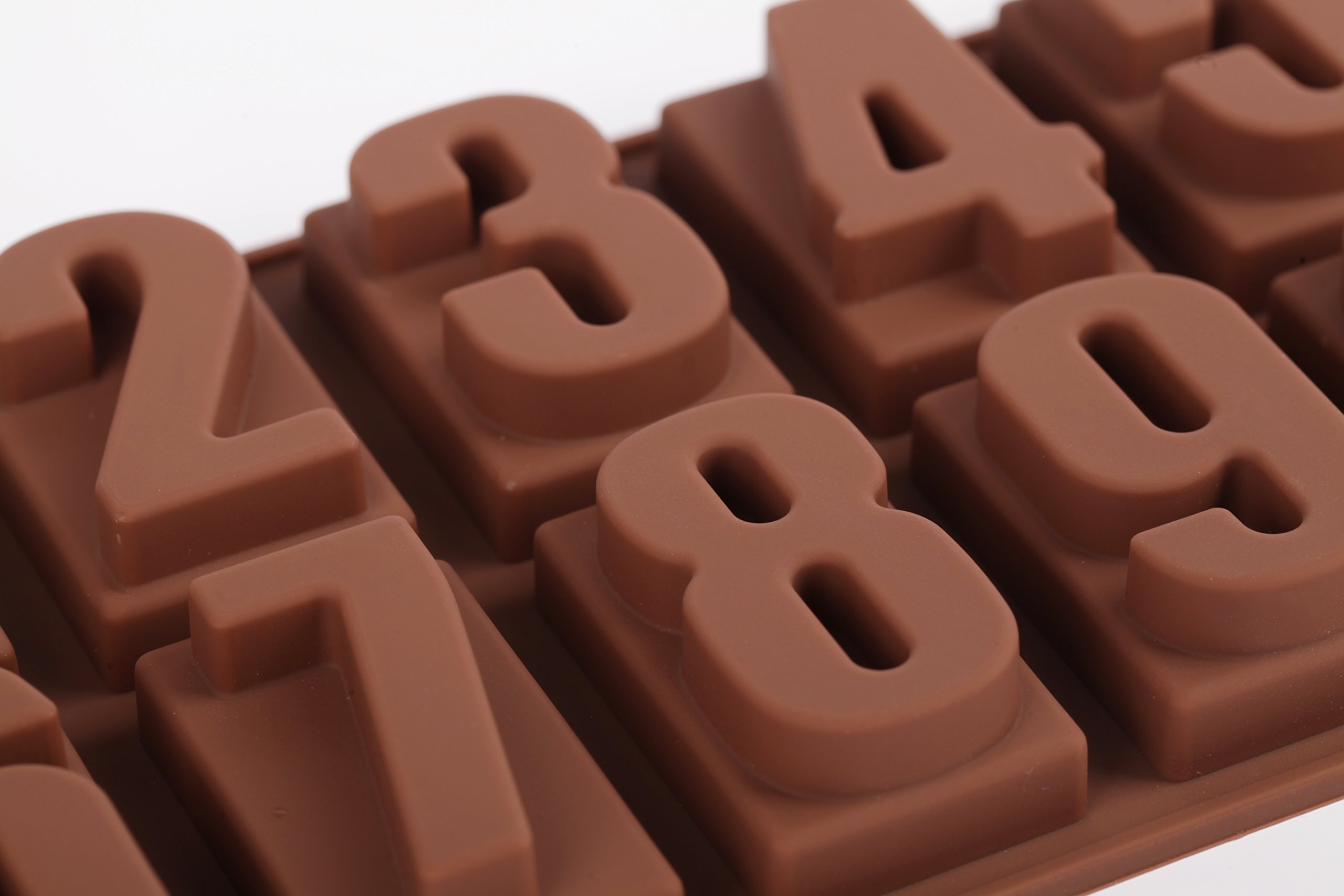 Home Value Number Shaped Silicone Mold For Birthday Candle, Candy,ice ,Chocolate Mold