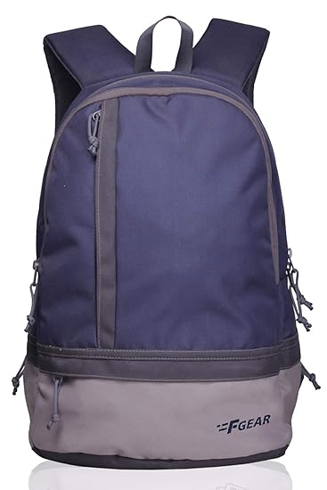 F Gear Burner 26 Ltrs Navy Blue, Grey Casual Backpack (2446)