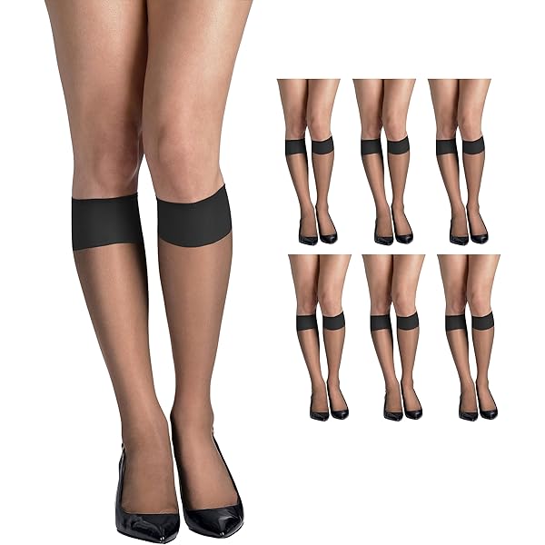 Hanes Women's Alive Full Support Sheer Toe Knee-high