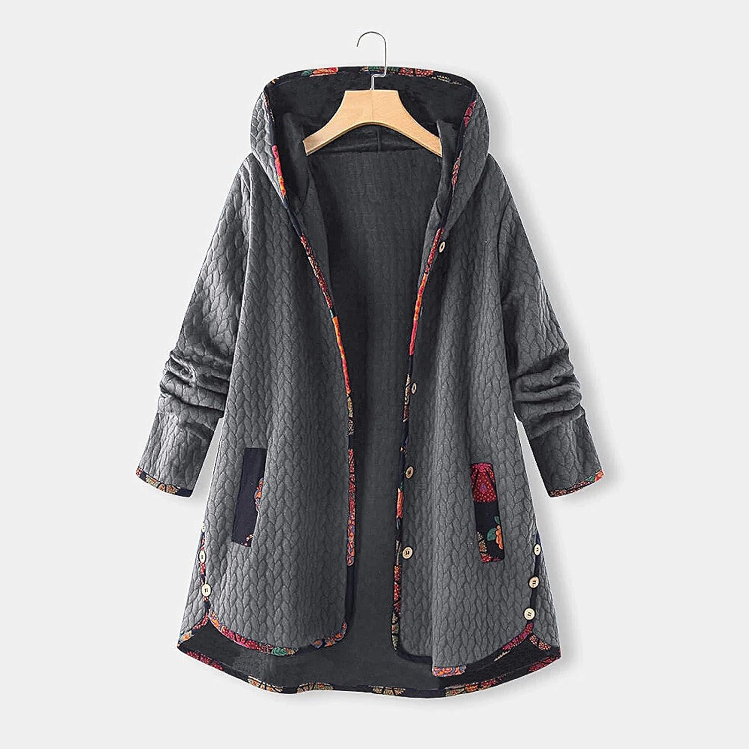 plus size coats on amazon