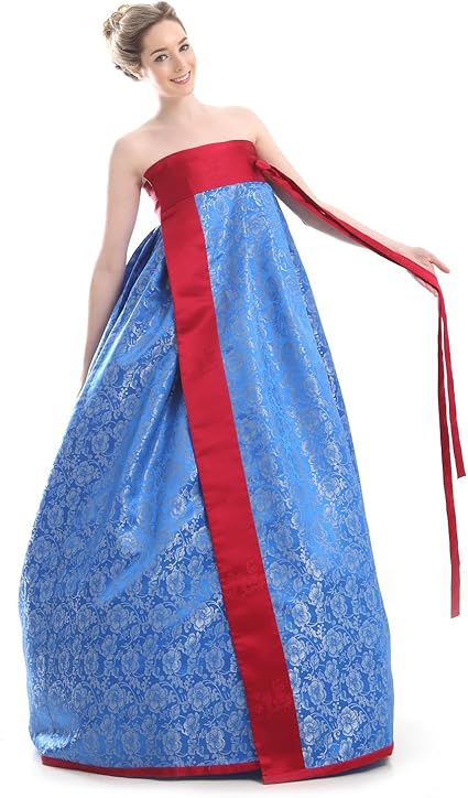 wrap around evening gown