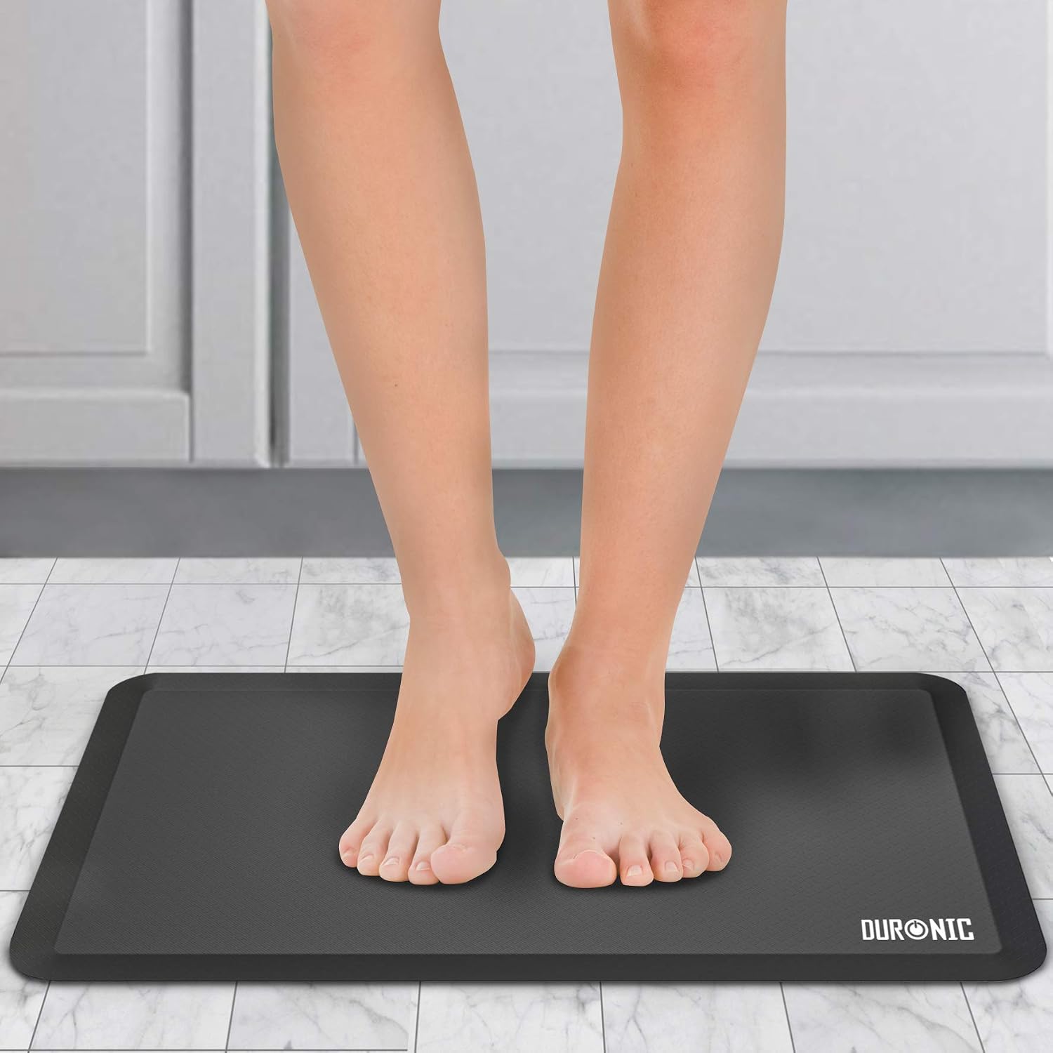 Duronic Anti-Fatigue Mat DM-MAT1 Ergonomic Design for Home Office Sit Stand Desk Floor Mat - Image 5