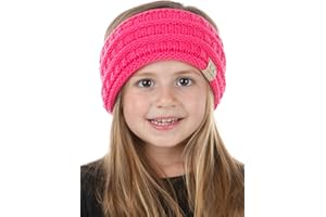 Funky Junque Kids Headwrap Headband Ear Warmer - Candy Pink
