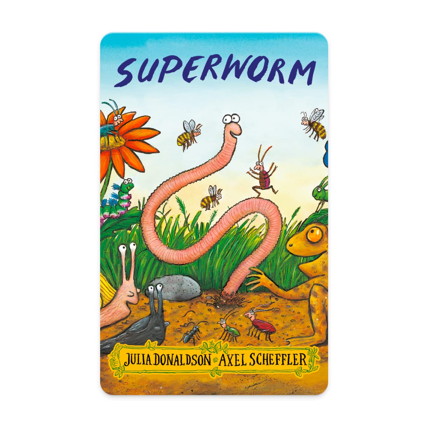 YOTO Superworm by Julia Donaldson – Kids Audio Card for Use with Player & Mini All-in-1 Audio Device, Educational Screen-Free Listening with Fun Stories for Playtime, Bedtime & Travel, Ages 2+