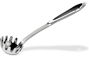 All-Clad T105 Stainless Steel Pasta Ladle Kitchen Tool, 11.5-Inch, Silver