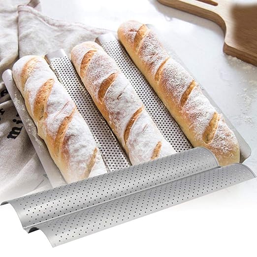 courti Baguette Molde Panificadora, Molde 2 Baguettes Pan De Acero ...