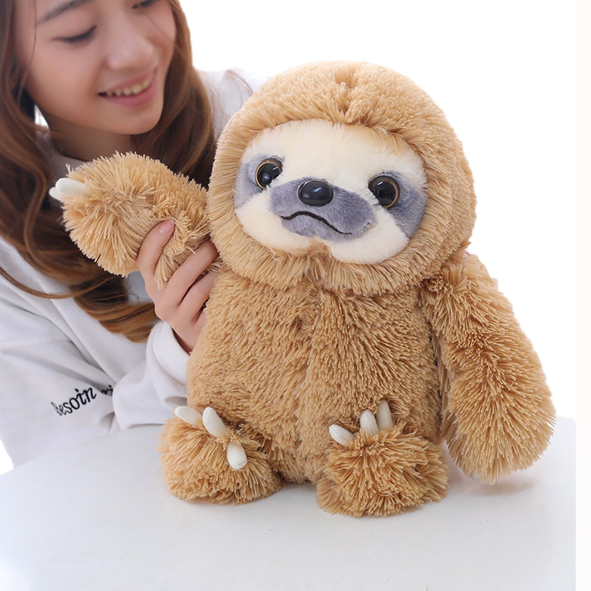 christmas sloth stuffed animal