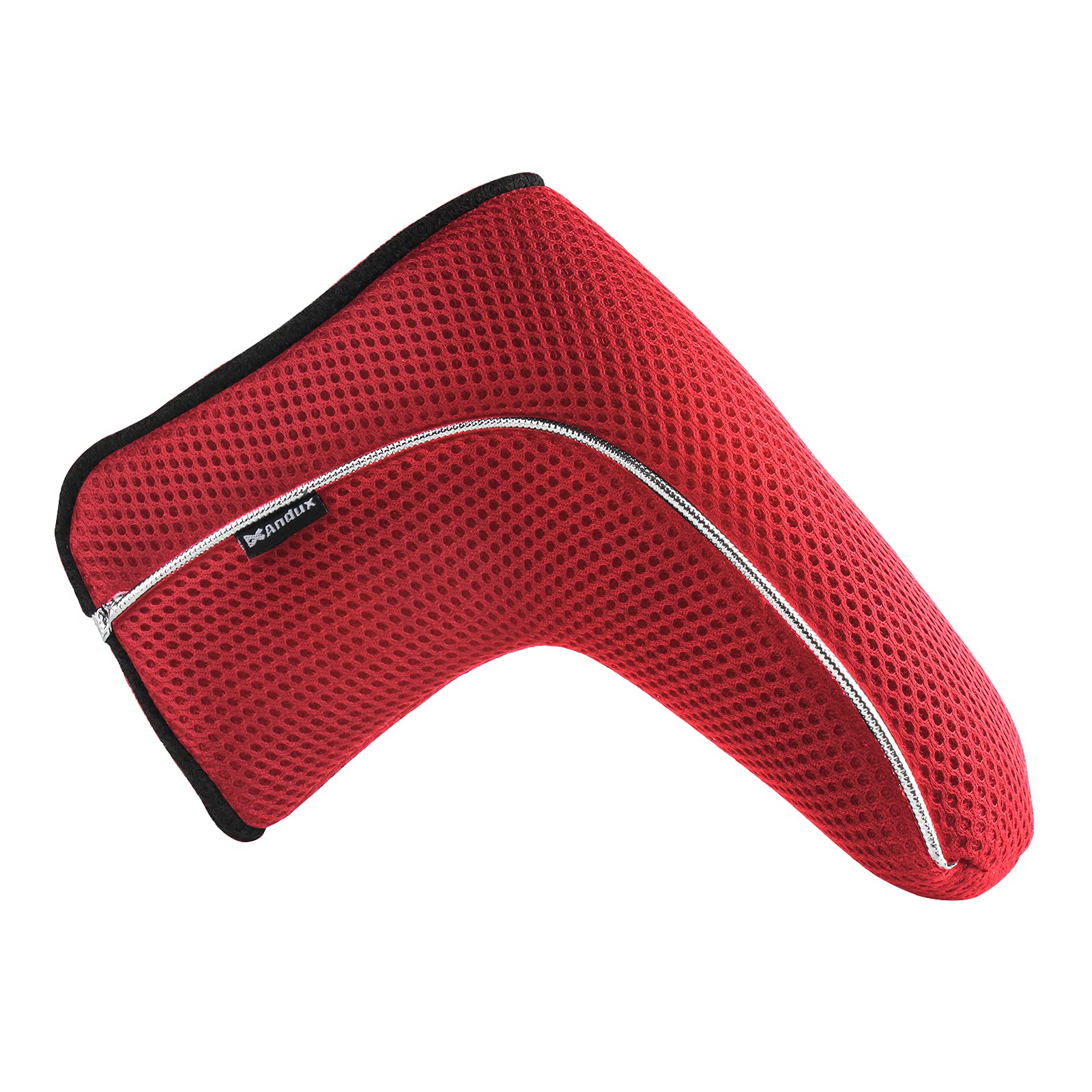Andux Mesh Putter Cover Golf Blade Putter Head Covers MT/TG15 Red