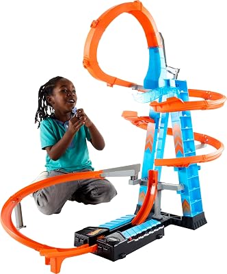 Sky Crash Tower Coffret Circuit avec Voiture Jouet