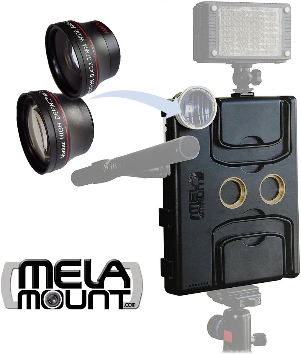 MegaMount Multimedia Rig Case，Video stabilizer for Apple iPad Pro 11 inch Easily Attach Lenses