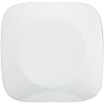 Corelle Corelle Square 10-1/4" Dinner Plate (Set of 6), Pure White,