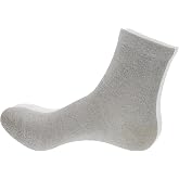 Merisky Grounding Socks, Conductive Silver Fiber Crew Socks - Earth Connected Socks for Grounding Mat, Sheets, Shoes