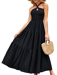 Casual Summer Dresses for Women 2024 Halter