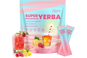 OSDYWER Super Yerba, Super Yerba Packets, Raspberry Lemonade Flavor, 3-In-1 Super Drink Mix - 30 Servings