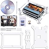 TFT Touch Screen, Kuman 3.5 Inch TFT LCD Display Monitor with Protective Case Support all Raspberry PI System, Video Movie Play, Arcade Game, HDMI Audio Input (3.5HDMI LCD + Case) (Touch Screen+Case)