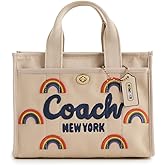 COACH Women's Camo Printed Canvas Cargo Tote 26