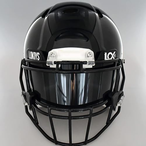 black gold smoked football helmet visor NXTRND VZR3 The new SHOC Zero Dark Amber Visor Football Black