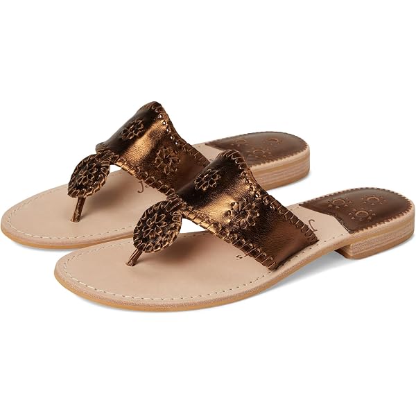 Sandalia Jack Rogers Sloane X-Band - Estampado De Margaritas - Tacón Plano - Sin Cordones