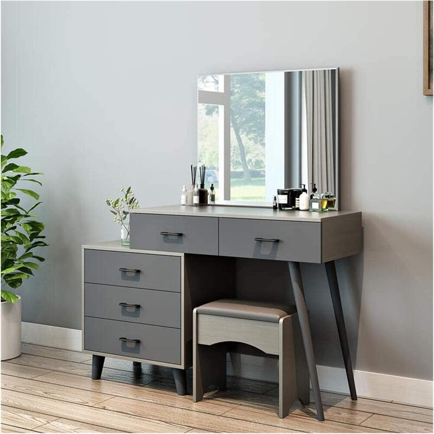 Vanity Set for Christmas Day Makeup Vanity Desk with Mirror, Vanity