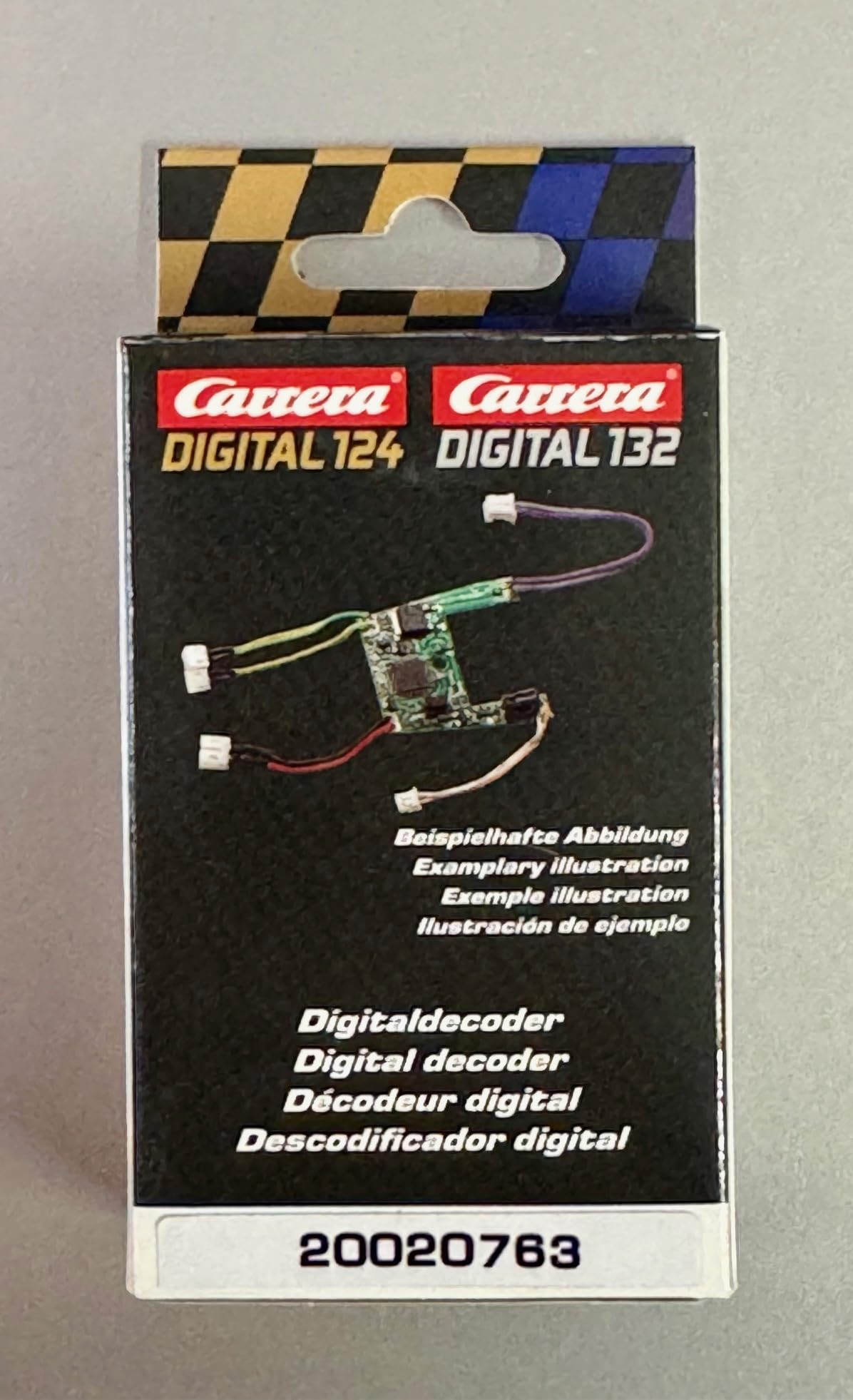 Carrera 20763 20020763 decoder Exclusive/Digital 124 except HotRods Slot Car Track Accessory, Multicolor