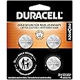 Duracell 2032 Lithium Battery, 4 Count (Pack of 1), Child Safety Features, Compatible with Key Fob, Tea Light Candles and Oth