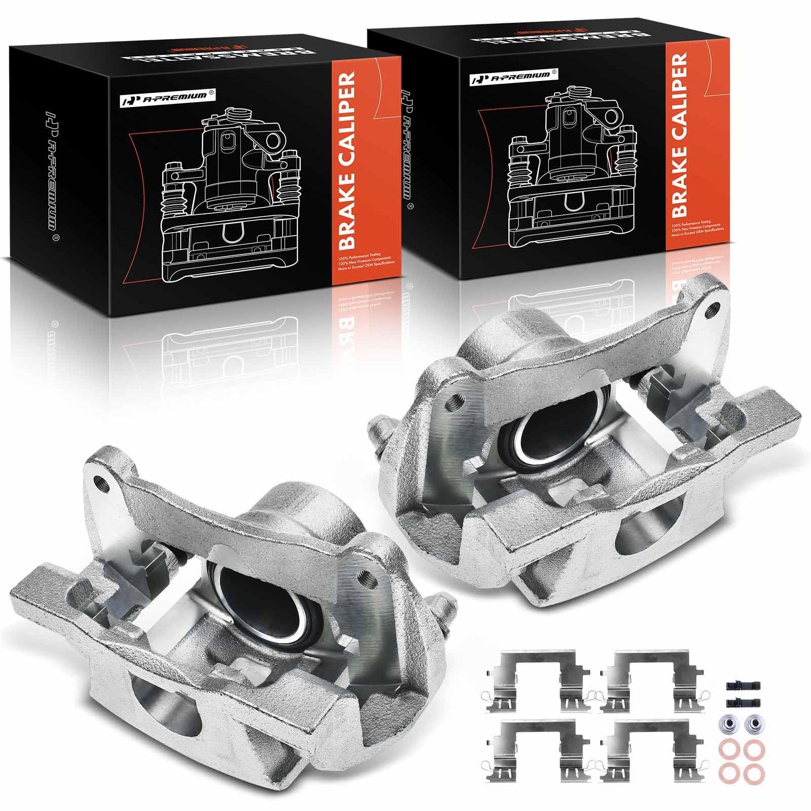 Photo 1 of **HEAVY** A-Premium Disc Brake Caliper Assembly with Bracket Compatible with Lexus RX330 2004-2006 RX350 2007-2009 Toyota Highlander 2006-2007 Front Left and Right Side Set of 2