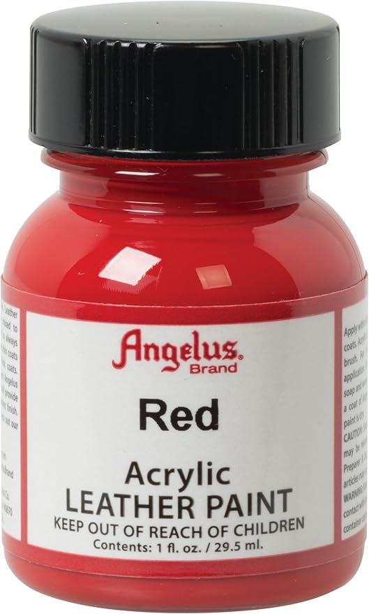 Angelus Leather Paint 1 Oz Red Amazon.ca Automotive