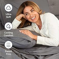 Queen Size 4 Piece Sheet Set - Comfy Breathable