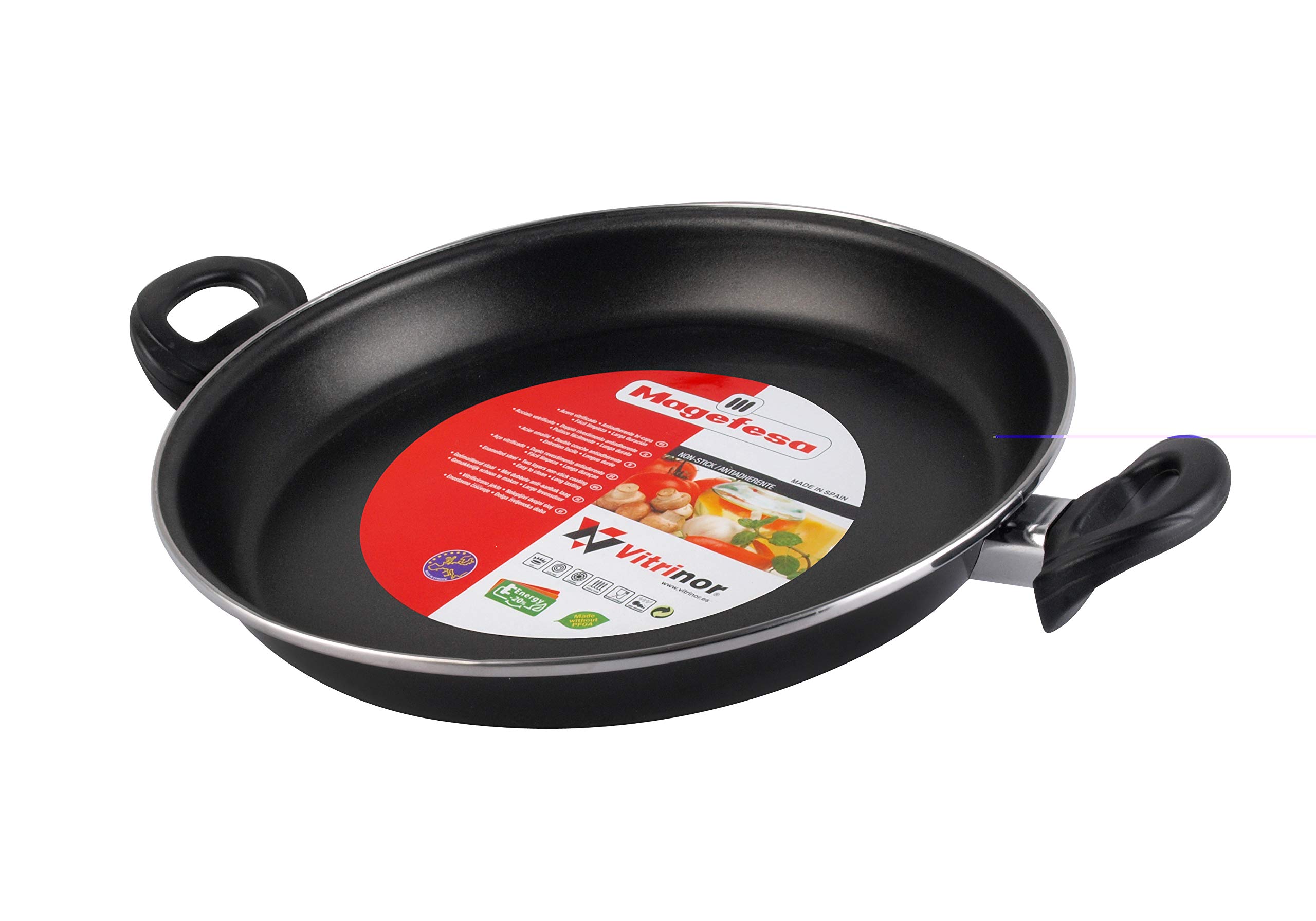 Magefesa 01101902 Paella Pan, black, 34 cm