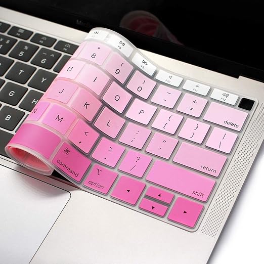 ProElife Pink Gradient Keyboard Cover Ultra Thin Silicone