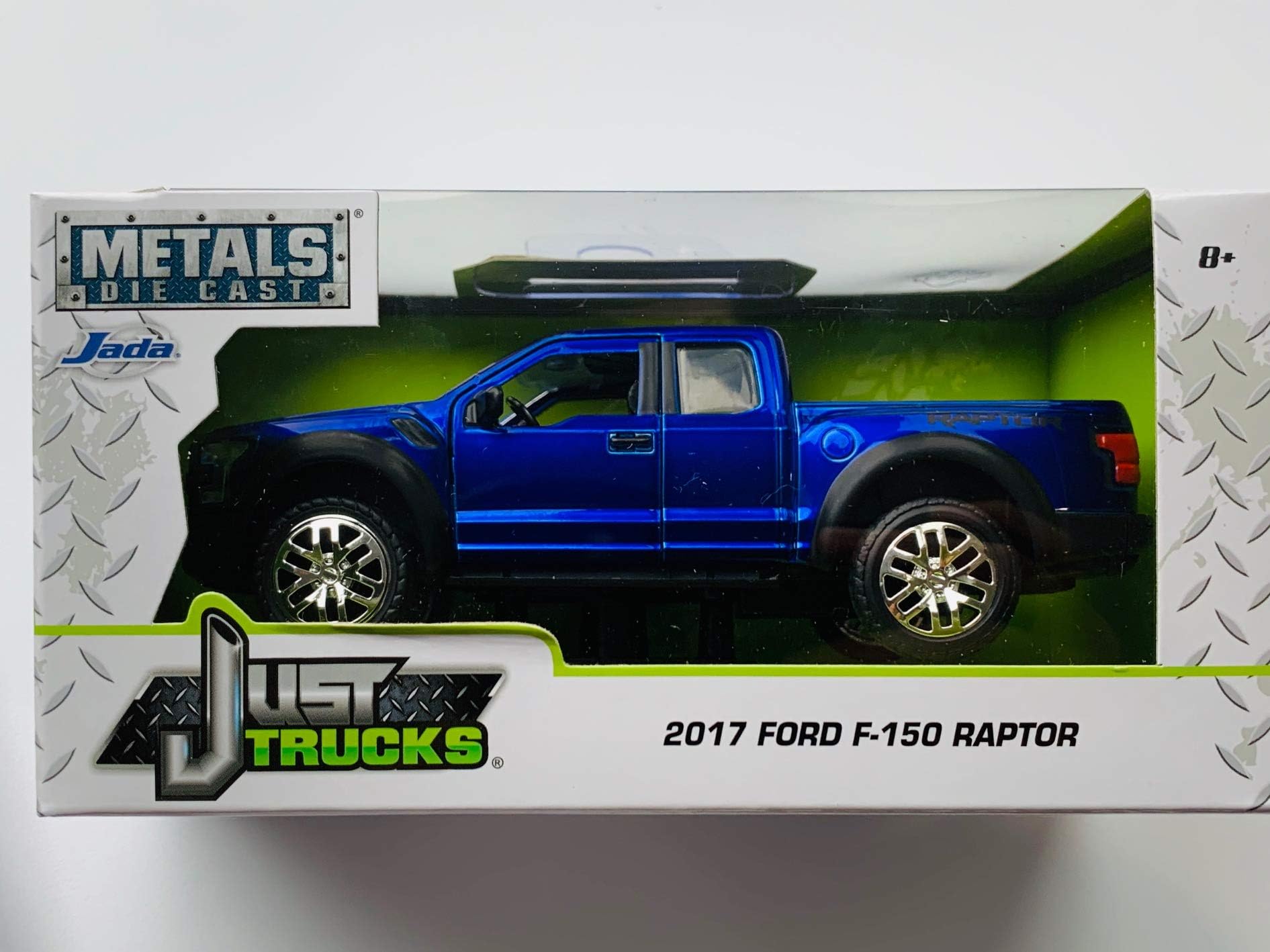 Jada Just Trucks 2017 Ford F150 Raptor 1:32 Scale, Blue