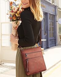 MASINTOR Crossbody Purses for Women, Multi Pocket