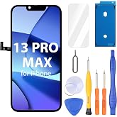 Ayake for iPhone 13 Pro Max Screen Replacement, 6.7 inch FHD LCD Display and Touch Digitizer Screen, True Tone Programmable, Face ID Remains (for A2484, A2641, A2643, A2644, A2645)