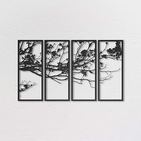 Amazon Com Northshire Metal Wall Decor Rise Of Nature Wall Art