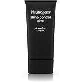 Neutrogena Shine Control Mattifying Liquid Face Primer for Oily Skin, Lightweight, Non-Comedogenic and Non-Greasy Pore and Makeup Primer with Oil-Absorbing Rice Protein, 1 fl. oz