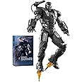 Huanxd 7 Inch Ironman War Machine Mark 1 Action Figure,(1/10 Scale) Exquisite Painting 20 Joints Movable Toy