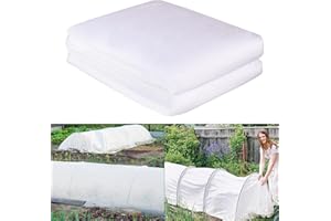 Lekit Plant Covers Freeze Winter Protection - 10FT x 50FT 0.9oz/yd Planket Frost Cloth Plant Covers Blanket Protection for Winter Outdoor Garden Plants Horizontal Shrub Tree Plant Protection