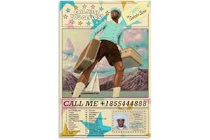 niero Tyler The Creator Poster Call Me If You Get Lost Music Album Cover Posters Canvas Art Poster And Wall Art Picture Print Modern Family Bedroom Decor Posters 12x18inch(30x45cm)
