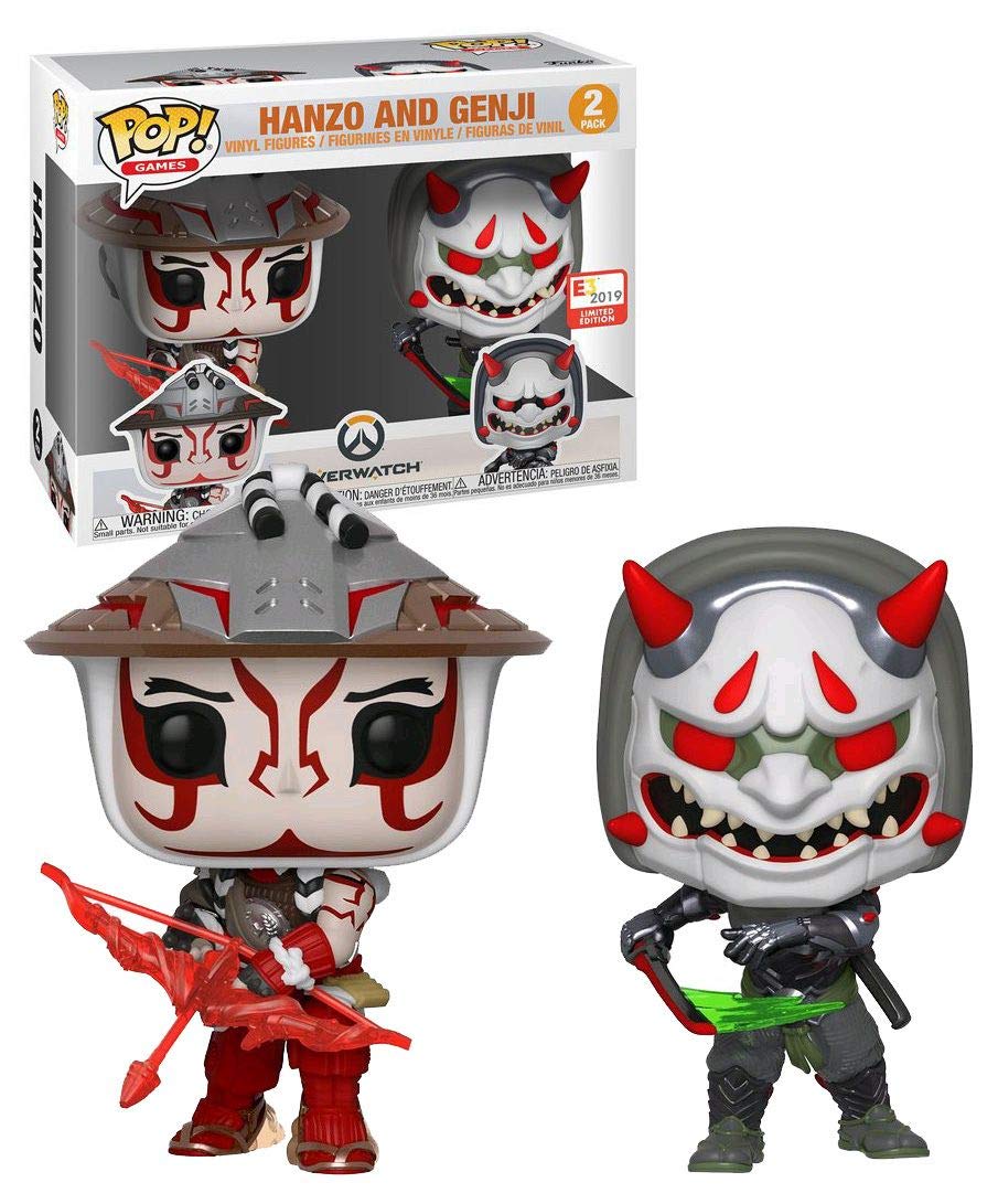 Funko Pop Hanzo and Genji 2-Pack E3 2019 Limited Edition