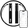 Bisonbody Smart Jump Rope Fitness Skipping Rope with App – 2 Function Modes – Classic 3m Rope & Ropeless Shortballs – Bluetooth Skipping Rope with Fitdays+ App for Seamless Progress Tracking