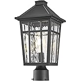 NAXTTII Outdoor Post Light Fixtures Black Outdoor Pole Light Waterproof Aluminum Pillar Lights Outdoor for Garden Patio Pathw