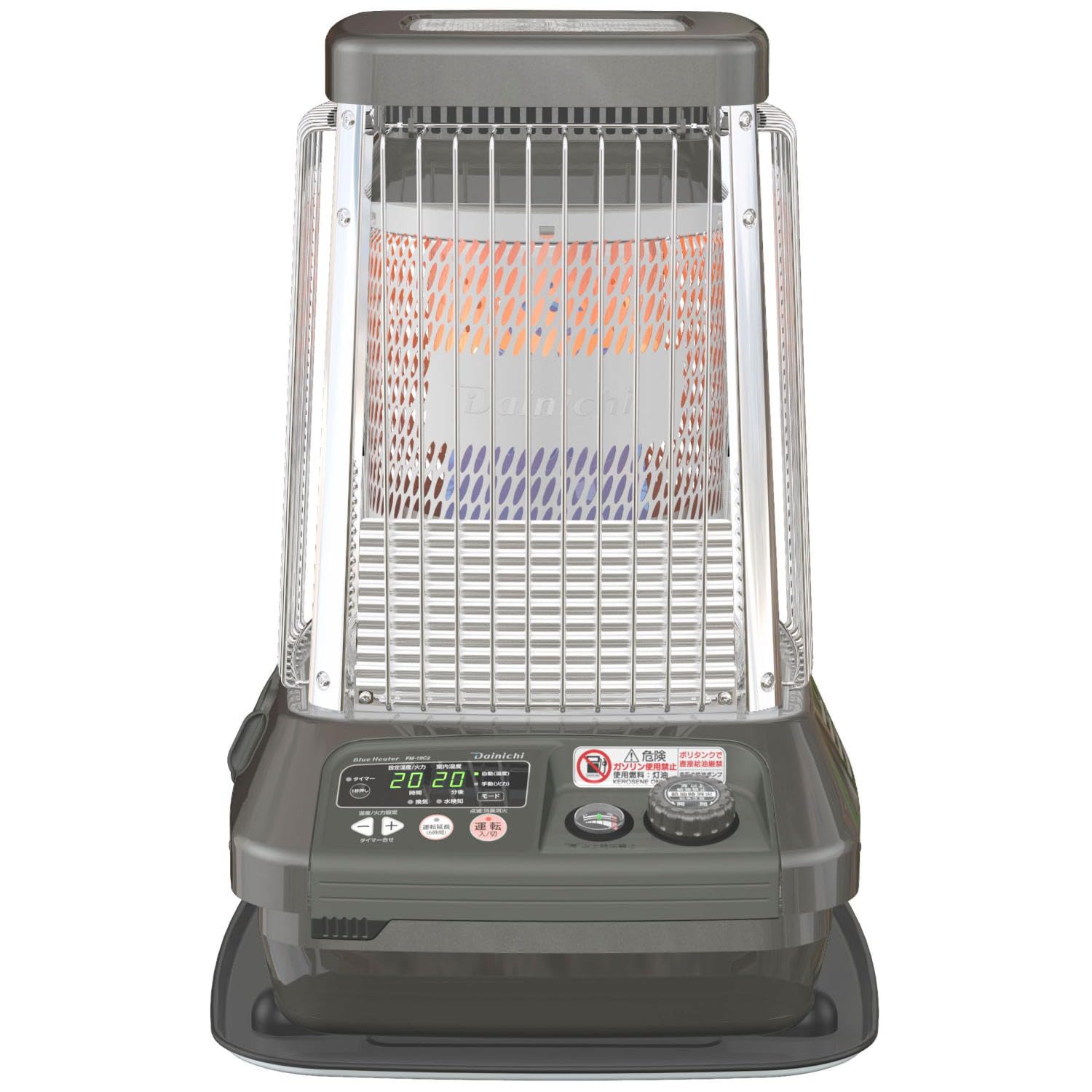 ダイニチ 石油ストーブ 業務用 (木造47畳まで/コンクリート65畳まで) FMシリーズ 温風ファン付き メタリックグレーFM-19C2-H商品画像