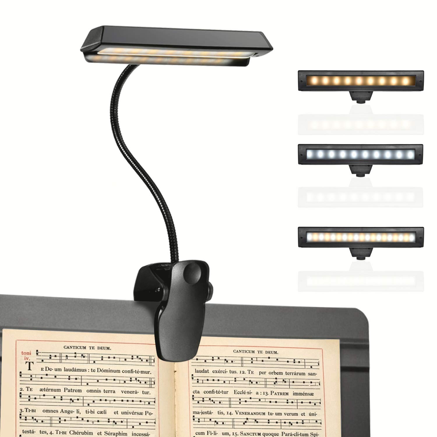 Rechargeable Music Stand Light, 19 LEDs 