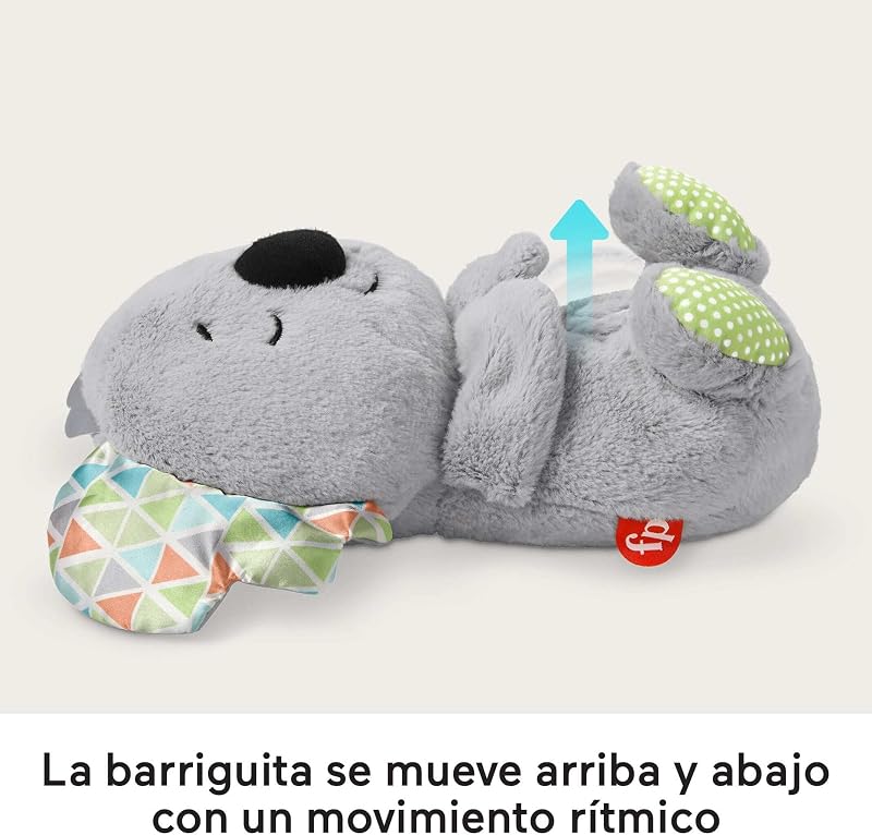 Fisher-Price Koala Bedtime, berço e brinquedo de pelúcia para bebê recém-nascido (Mattel HBP87)