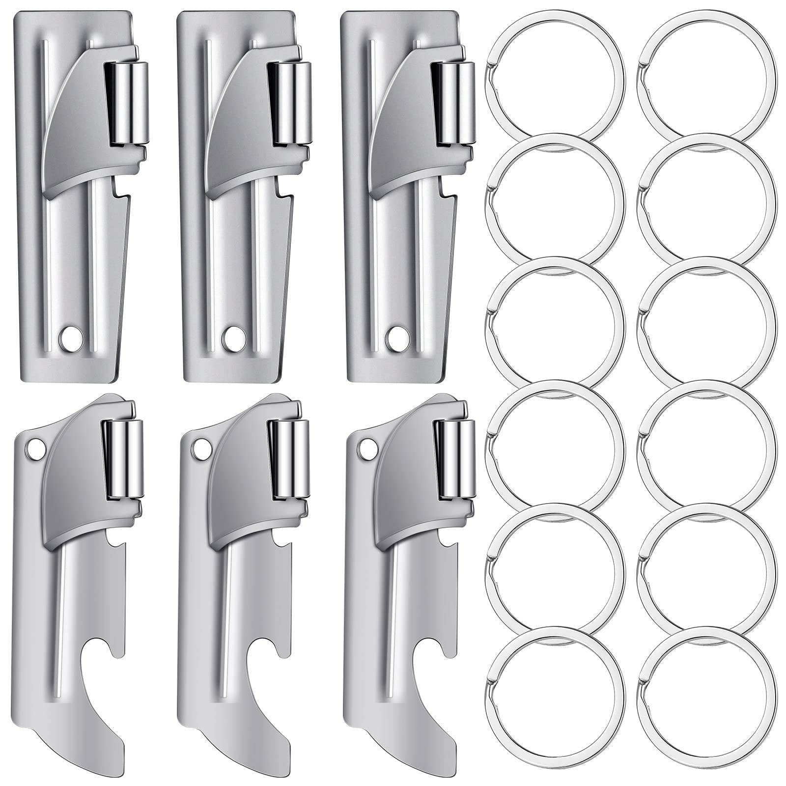 Military Can Openers with Key Ring, 2 Styles