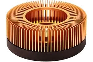 Teapot Warmer, JUKFITA Durable Tea Warmer for Heating Tea, Coffee, Milk & Food, Made Aluminum & Wood, Compatible with Most Standard Teapots