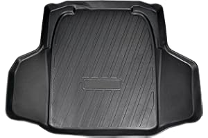 Mixsuper Custom Fit Cargo Liner for Honda Accord 2018-2022 All Models Trunk Liner All Weather Rear Trunk Cargo Mat Black